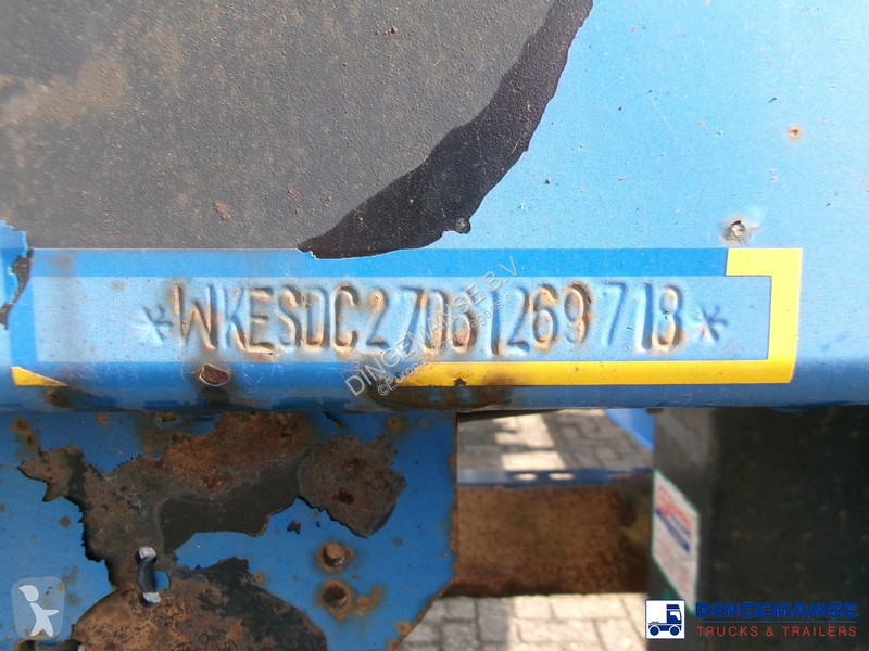 نصف مقطورة Krone 3-axle container trailer...