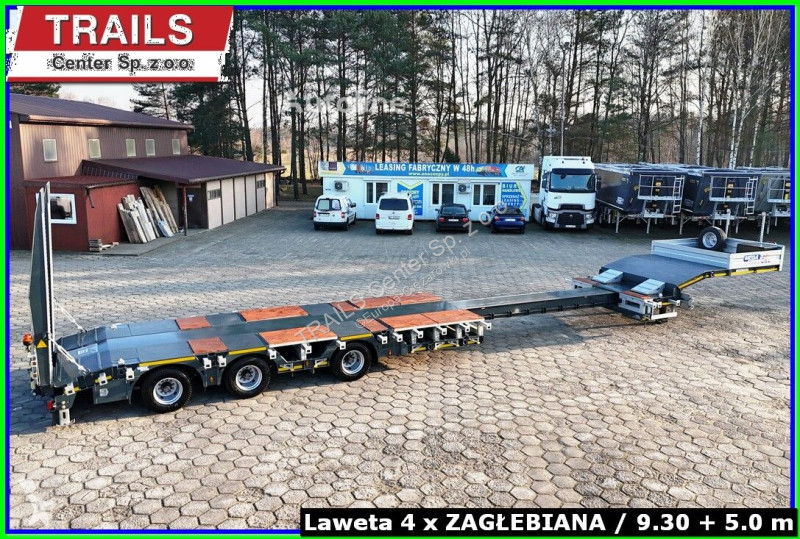 Sættevogn Mega DMC 54 T. 18.60 m. 4 x wheel...