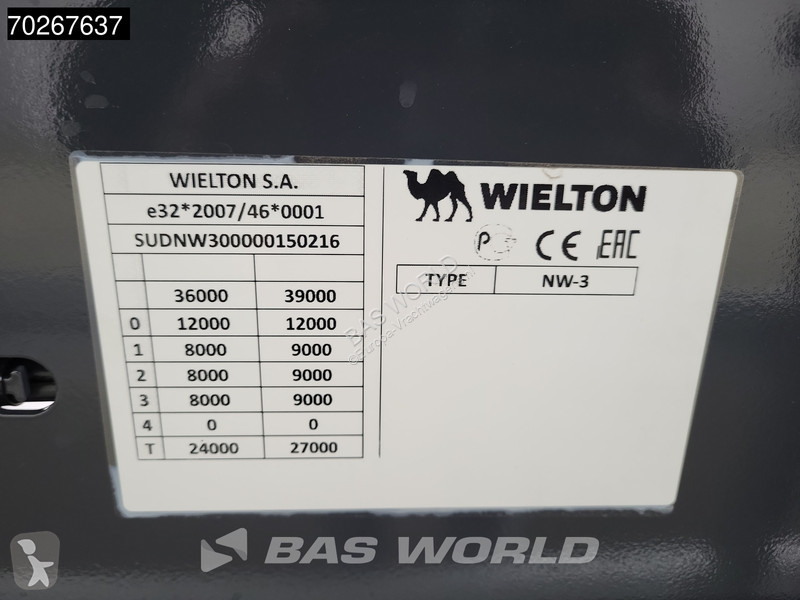 Semitrailer Wielton NW-3 NEW 55m3 Liftachse HARDOX