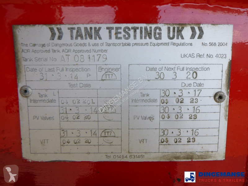 Semi reboque  Fuel tank alu 42.8 m3 / 6 comp