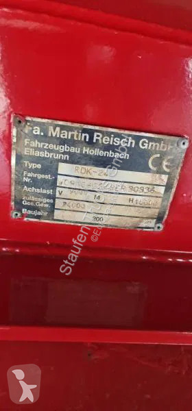 Aanhanger Reisch 3- Achs 3-Seiten 20 m³...