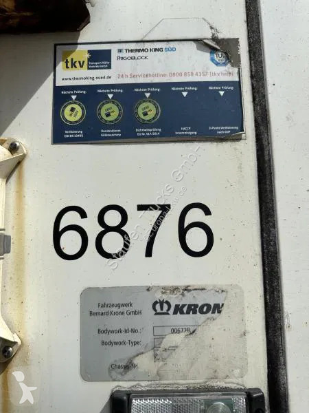 نصف مقطورة Krone 2-Achs Tiefkühl TK SLX 200