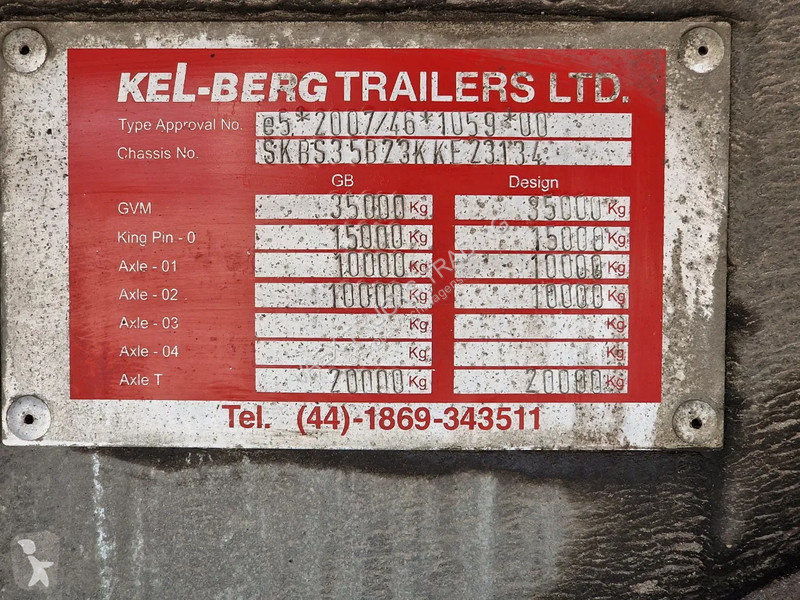 Semi reboque Kel-Berg Box trailer - Zepro...