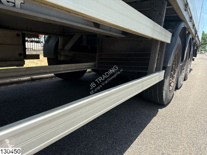 Semitrailer Lecitrailer open laadbak HIAB, Remote