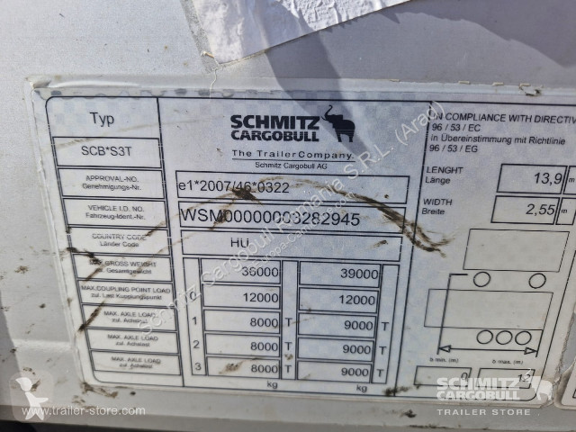 Sættevogn Schmitz Cargobull Curtainsider Varios