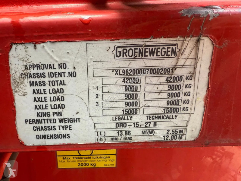 Oplegger Groenewegen DRO-15-27 B...