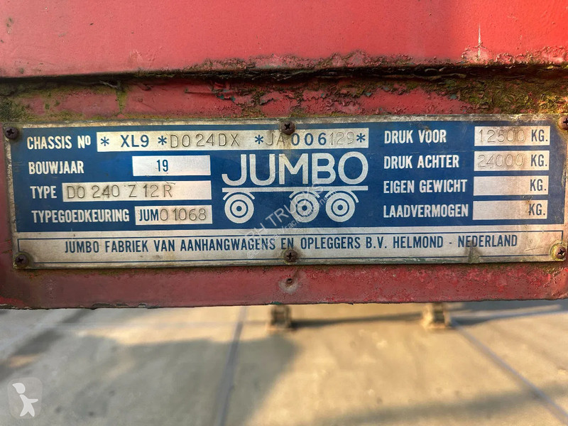 Semiremorca Jumbo EXTENDABLE REAR PORCH,...