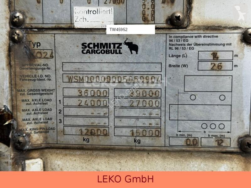 Návěs Schmitz Cargobull SKO 24