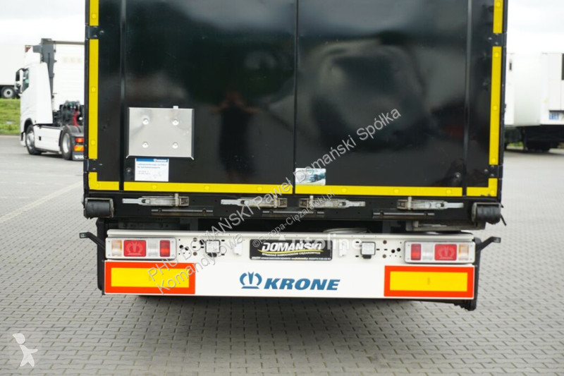 نصف مقطورة Krone FIRANKA / DACH PODNOSZONY / XL...