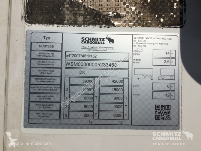 Sættevogn Schmitz Cargobull Tiefkühler Fleischhang