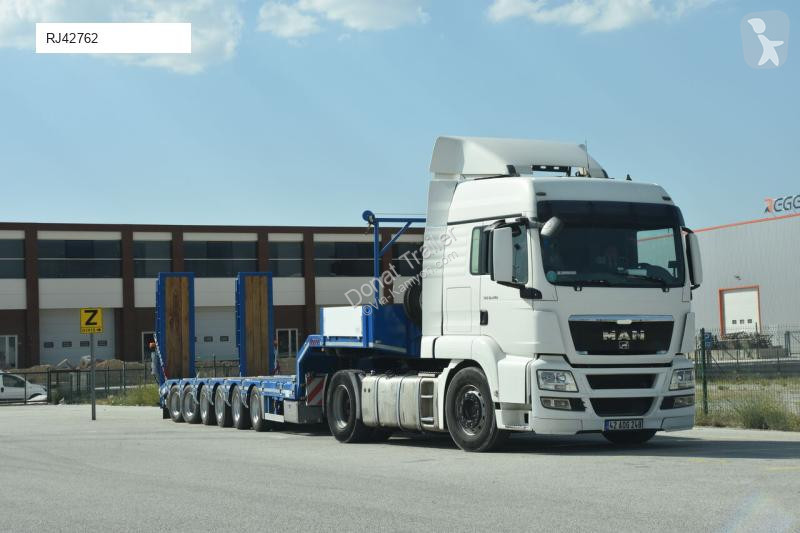 Oplegger Donat 6 axle lowbed with extension