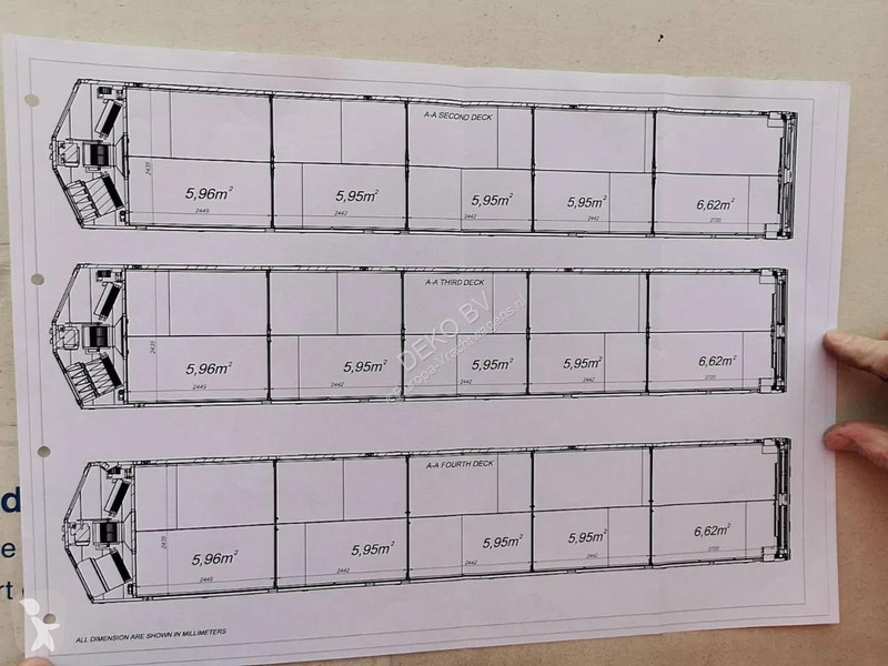 نصف مقطورة Berdex NO BERDEX HMK 4 stock...