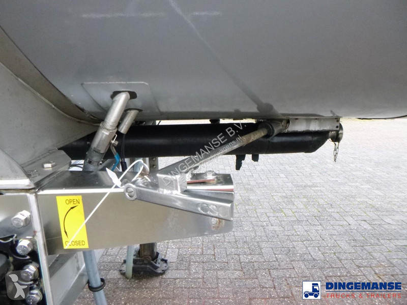 نصف مقطورة Van Hool Food tank inox 62 m3 / 3 comp
