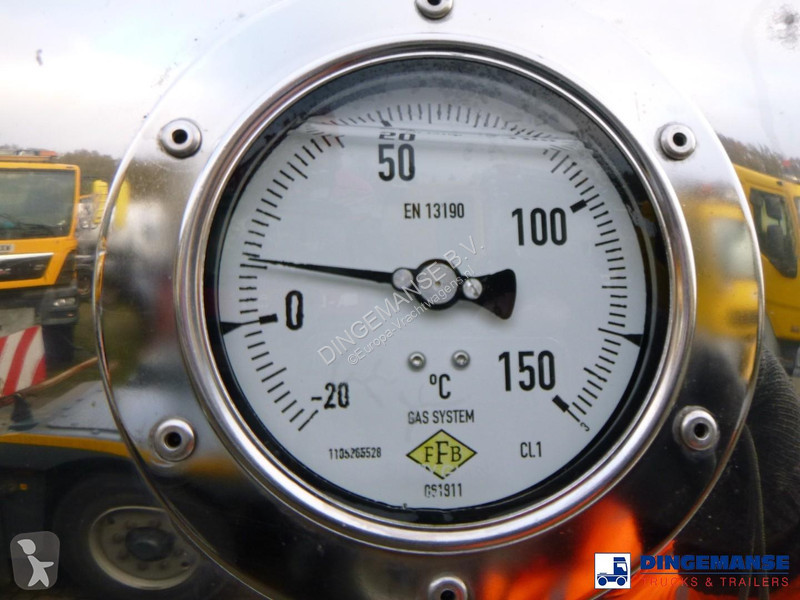Semi remorque Feldbinder Chemical tank inox...