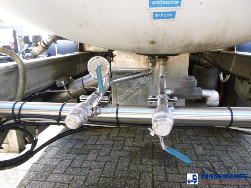 نصف مقطورة LAG Chemical tank inox 37.5 m3 / 1 comp