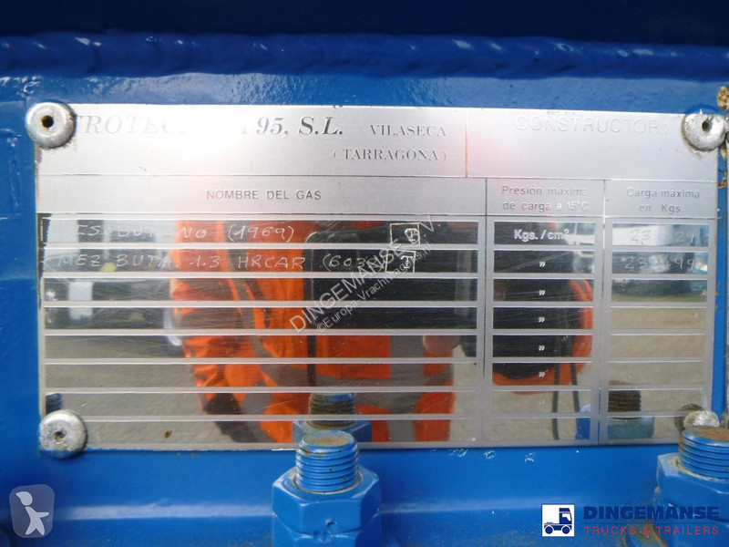 Semi remorque  Gas tank steel 46.9 m3 / 1 comp