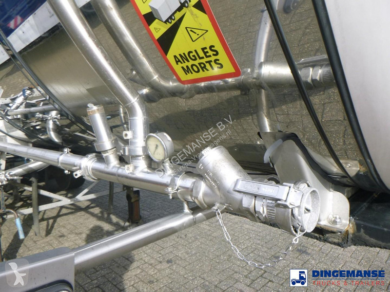 نصف مقطورة Burg Chemical tank inox L4BH 32.5 m3...
