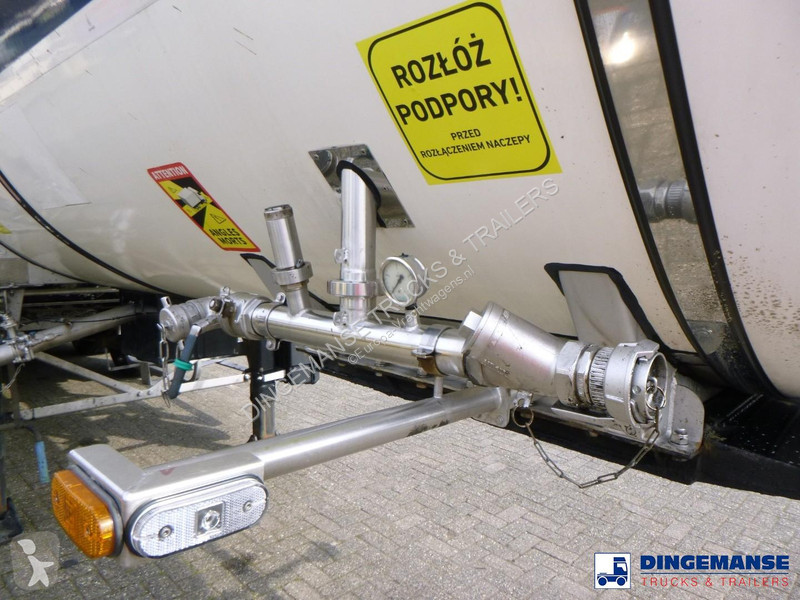 نصف مقطورة Burg Chemical tank inox L4BH 32.5 m3...