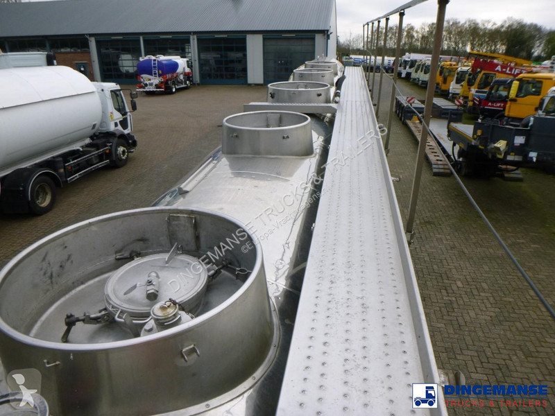 نصف مقطورة Magyar Chemical tank inox L4BH 32.9...