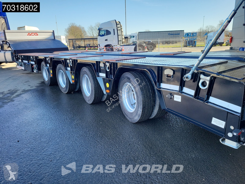 نصف مقطورة  LOWBED 4 axles NEW! Lifting Axle +...