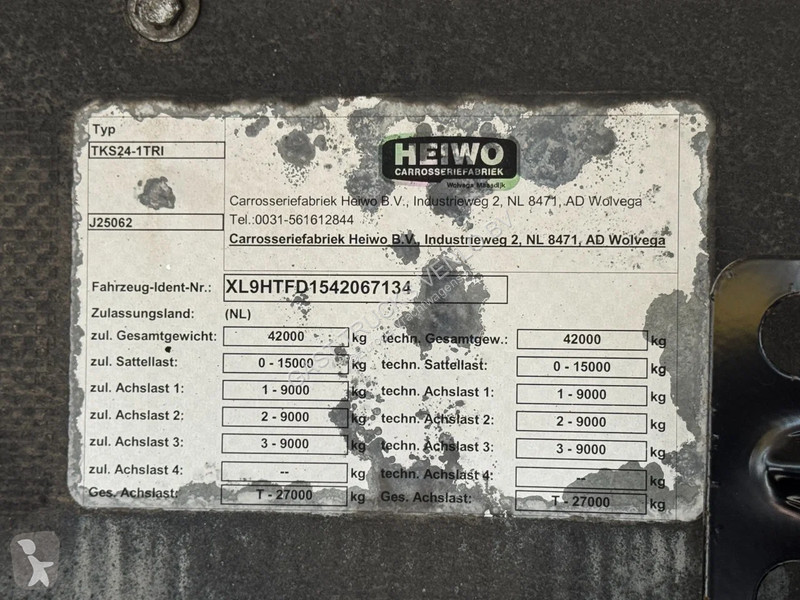 نصف مقطورة Heiwo HZO 42 Thermo King SLXe 300 /...