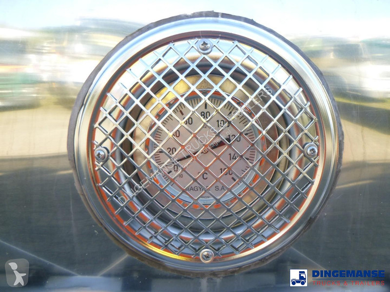 Félpótkocsi Magyar Chemical tank inox L4BH 33.3...