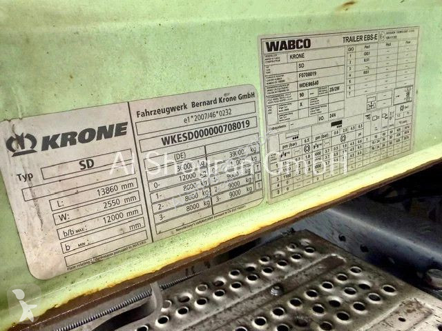 Félpótkocsi Krone Mega/Edscha/Liftachse/ 3x...