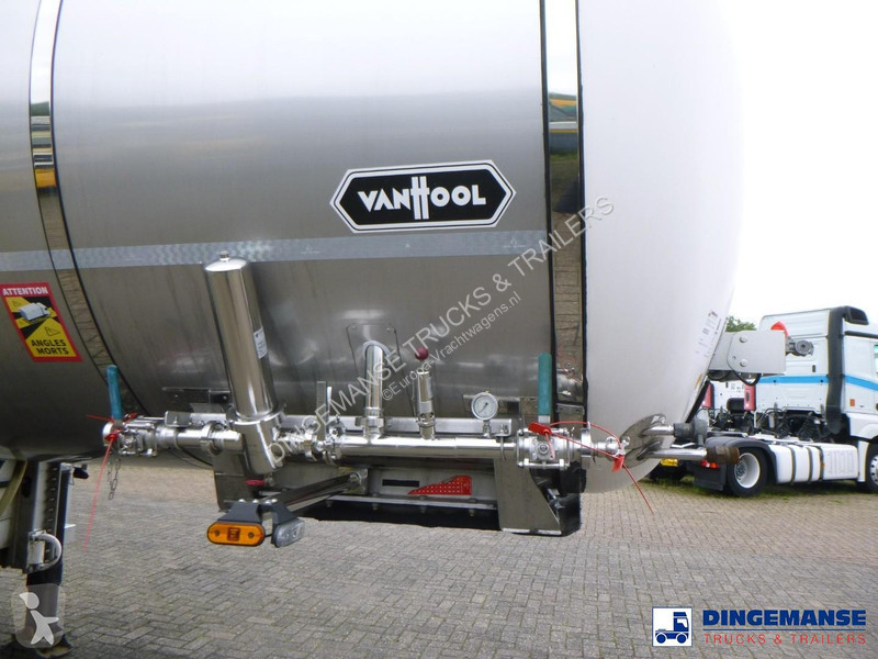 نصف مقطورة Van Hool Food tank inox 36 m3 / 4...