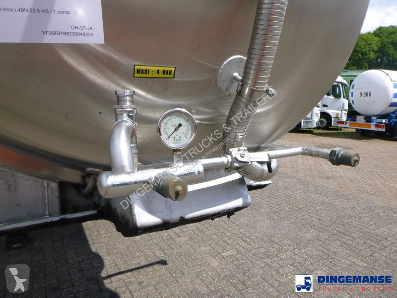 نصف مقطورة Magyar Chemical tank inox L4BH 22.5...