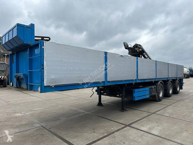 نصف مقطورة KWB P-423-STI-R 3 AXLE BPW + HIAB...