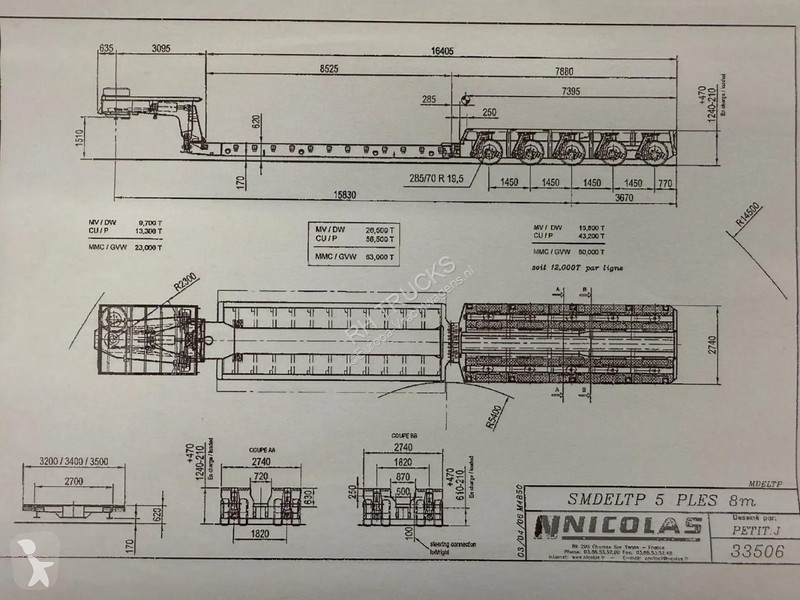 Maskinbæreren Nicolas 5 AXLE + 3 REMOTE...