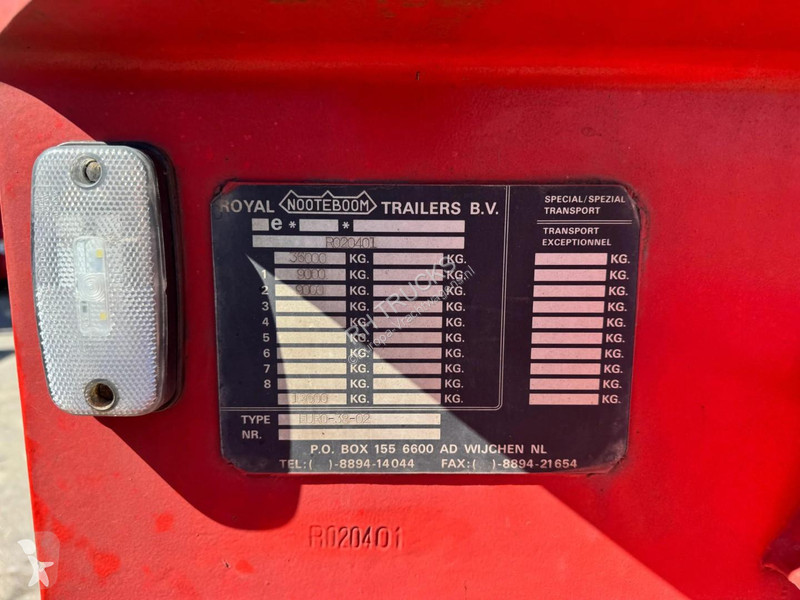 Semirimorchio Nooteboom EURO 38 02 - 2 AXLE BPW...