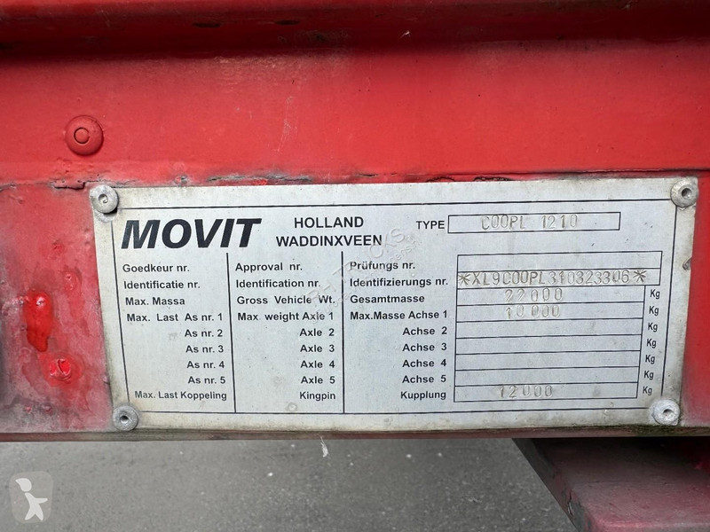 نصف مقطورة  1 AS 1 AXLE + BOX 9,1 METER INSIDE...