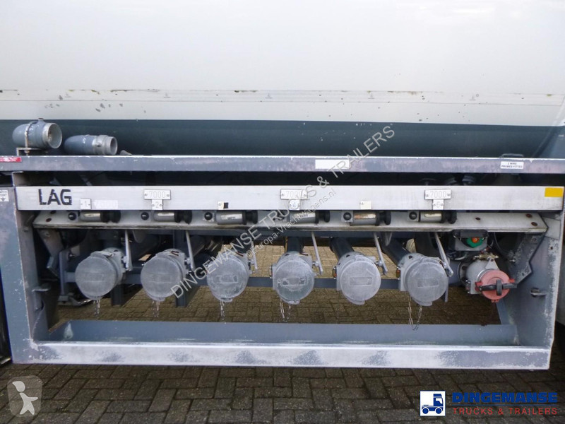 نصف مقطورة LAG Fuel tank alu 44.4 m3 / 6 comp +...