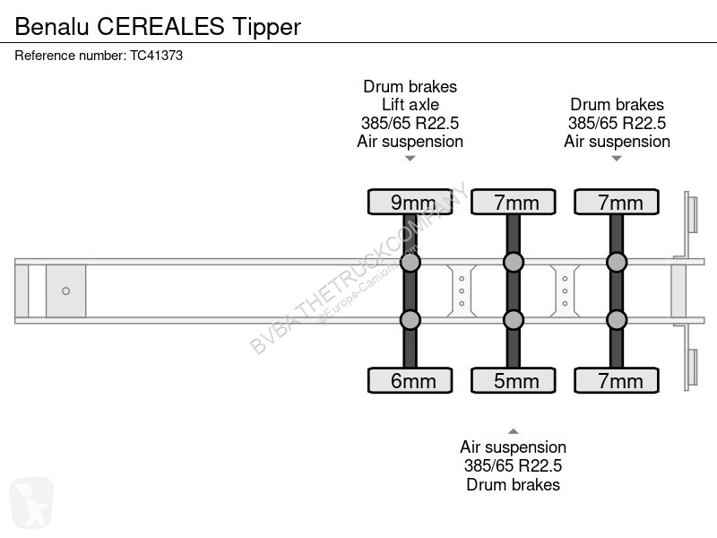 نصف مقطورة Benalu CEREALES