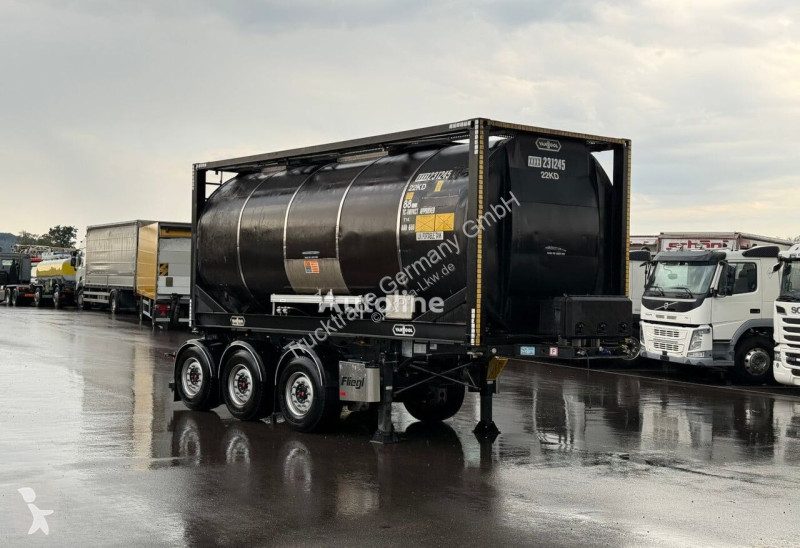 نصف مقطورة Fliegl 760 SDS 380 + Tank 20ft