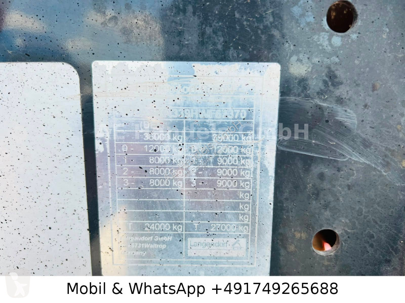 نصف مقطورة Langendorf SKA 24/31 Thermo Alu...