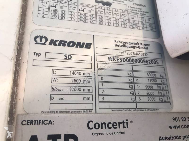 نصف مقطورة Krone SDR27 EL4MT