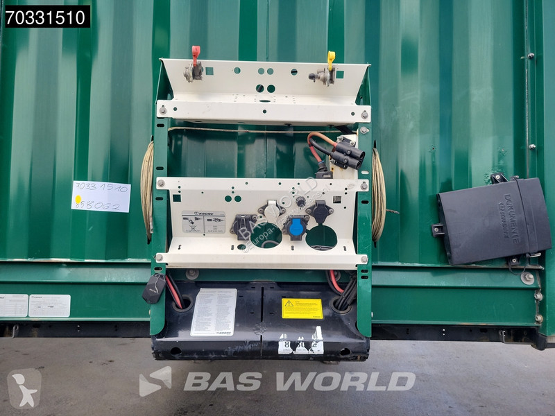 نصف مقطورة Krone Tailgate Lift Axle Palletbox
