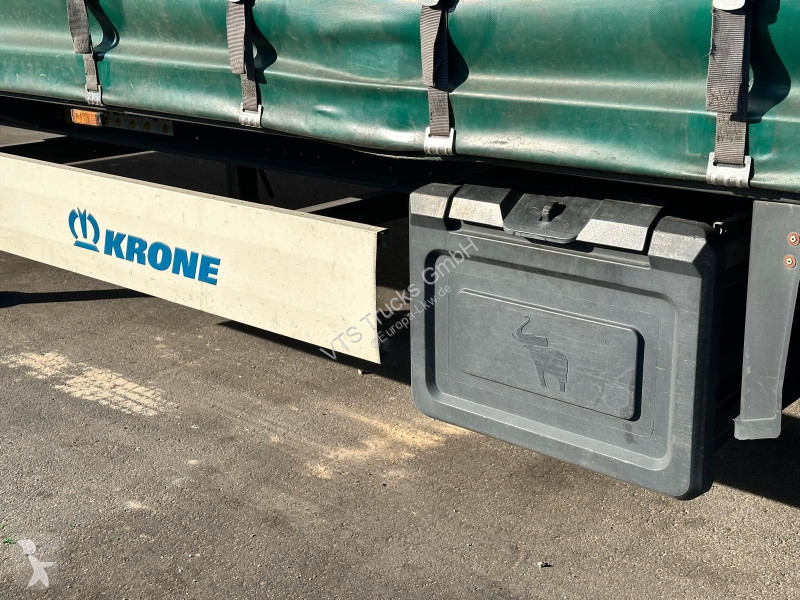 نصف مقطورة Krone Pritsche + Plane Mega...