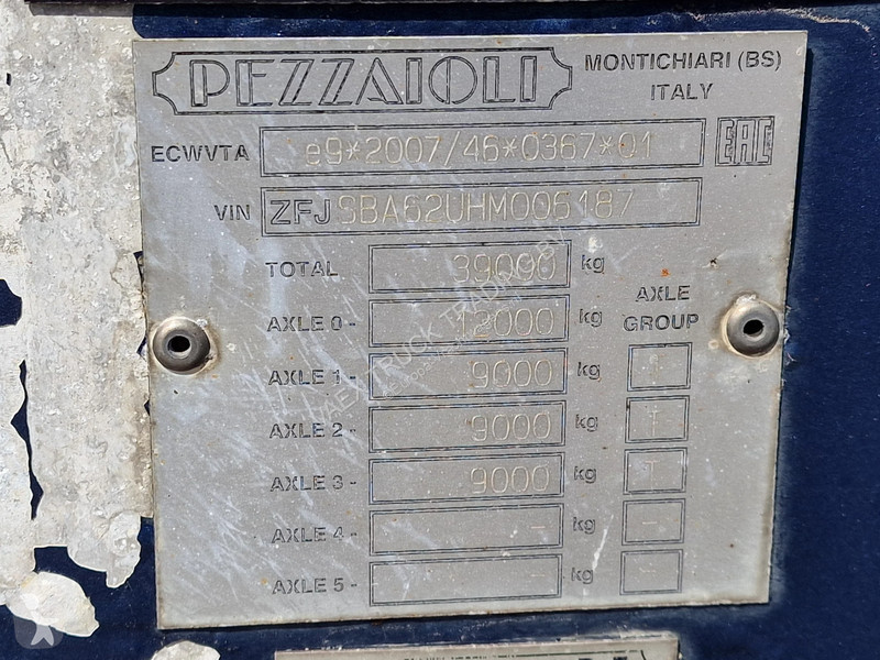 Semirremolque Pezzaioli 3/4 deck livestock -...