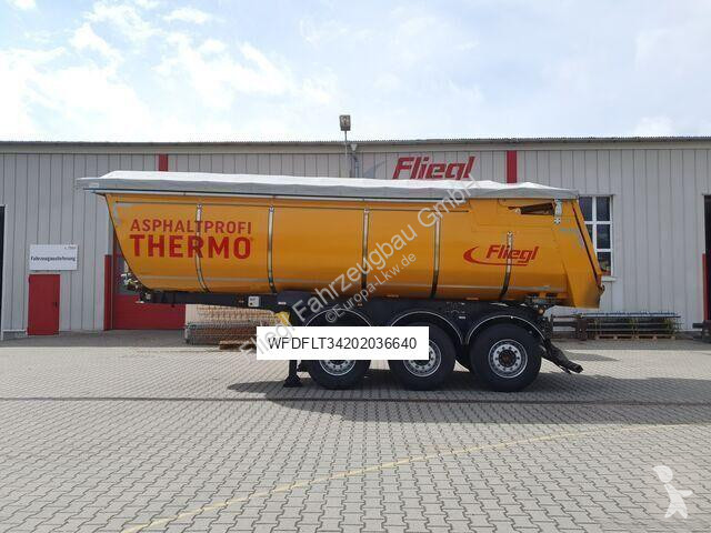 Oplegger Fliegl 3-Achs Kipper DHKA 420 Thermo -...