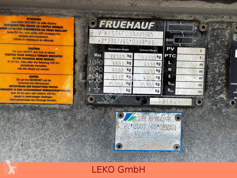 Полуприцеп Fruehauf Kühlaggregat Elektrisches...