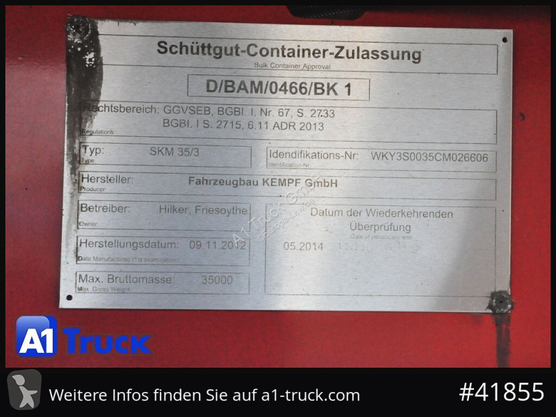 Kempf SKM 35/3 Kippmulde, Liftachse, Alu,...