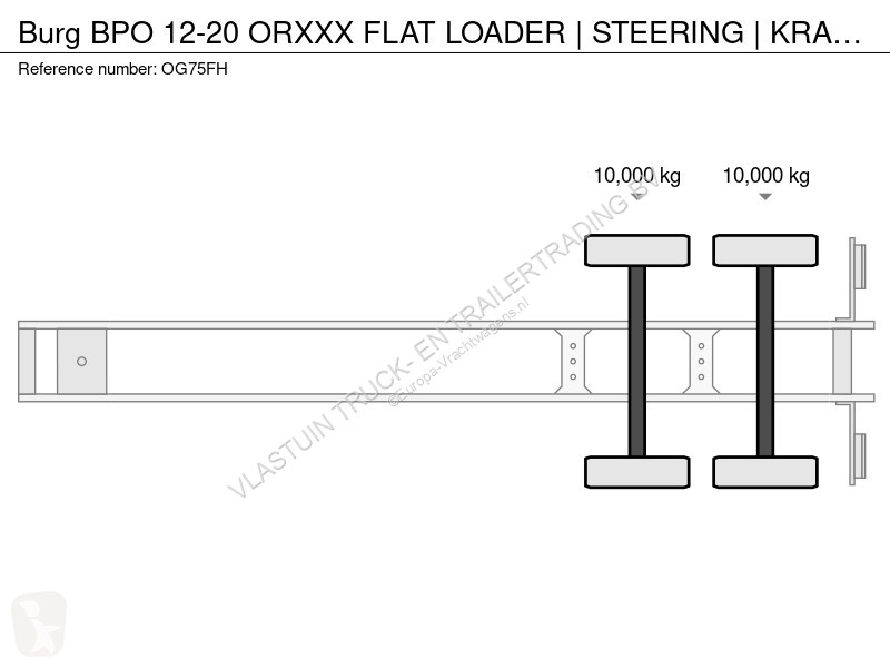 Burg BPO 12-20 ORXXX FLAT LOADER | STEERING |...