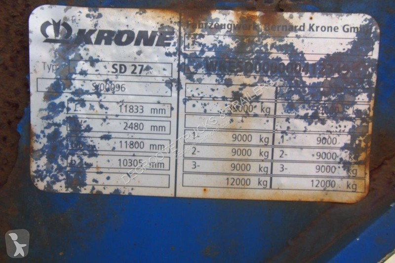 Oplegger Krone Polyvalent skelet 20-30-40-45 ft