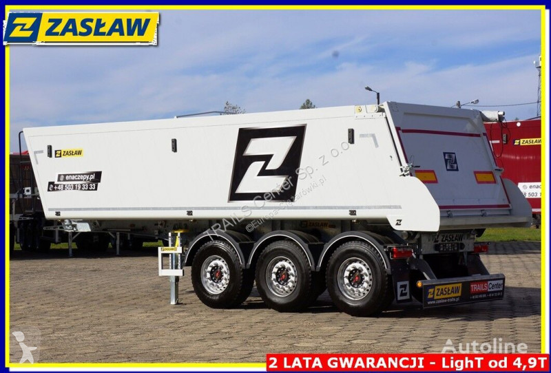 Semi remorque Zasław 28 m³ !! Light UP 4.990 kg...