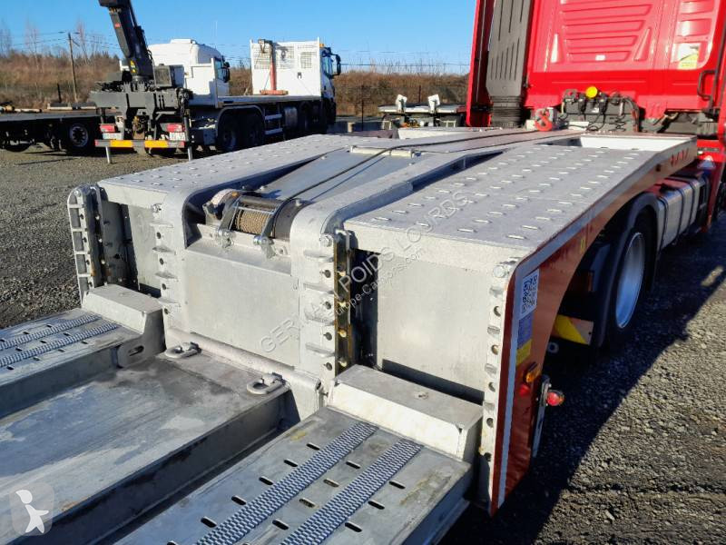 Semitrailer FGM Porte camion 3 essieux
