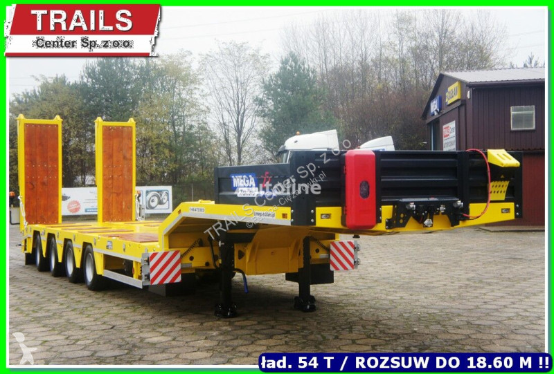 Semirimorchio Mega 4 axle low floor 18.600 m....
