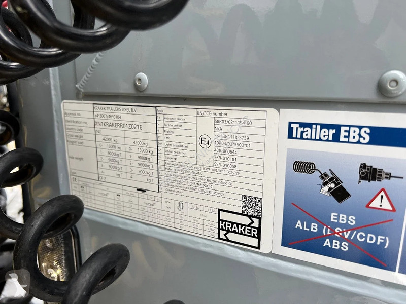 Semi reboque Kraker trailers 92m3 K-Force New...